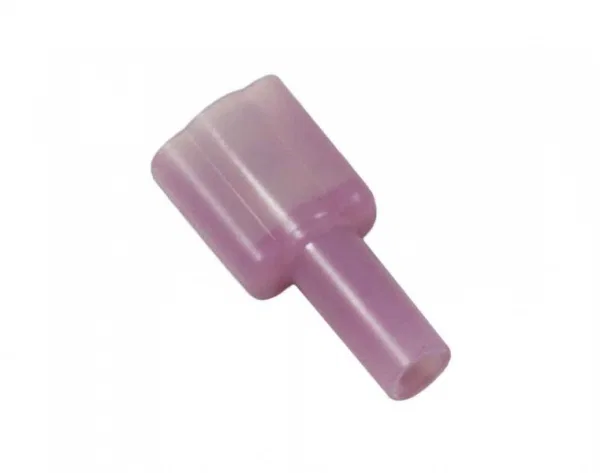 80256 – WIRTHCO Wire Terminal End, 1/4 Inch Fully Insulated Male Quick Disconnect 16-14 Gauge Wire Case Of 100